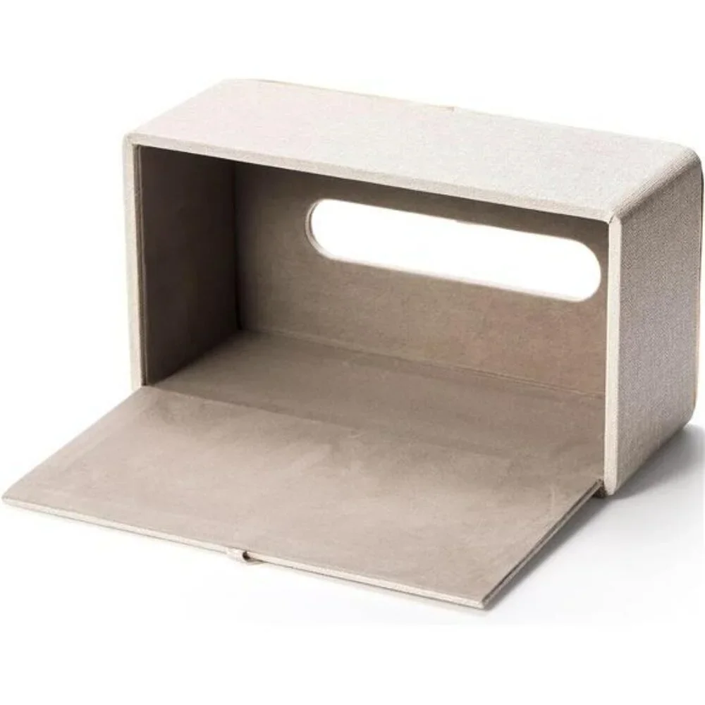 Rectangular leather tissue box cover decorative tissue holder home office car